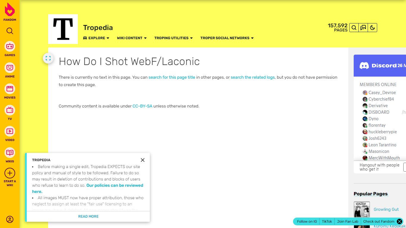 How Do I Shot Web?/Laconic | Tropedia | Fandom
